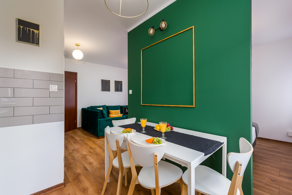 apartamenty poznań centrum green dream - jadalnia