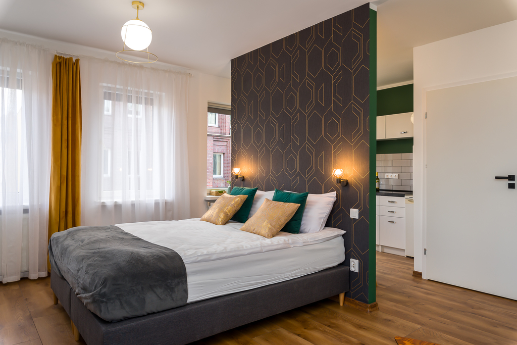 sypialnia - apartamenty poznań centrum green dream